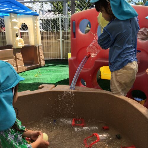 水あそび