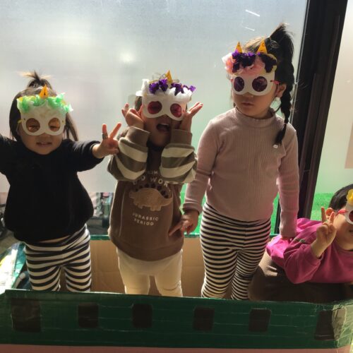 おには～そと～　ふくは～うち～　ふくさんありがとう(*^。^*)