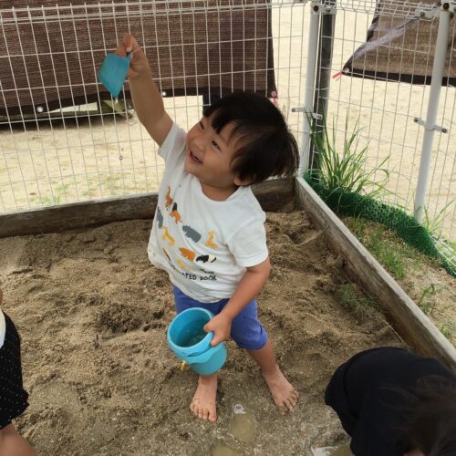 どろんこ遊びもボール遊びも楽しいね(*^_^*)