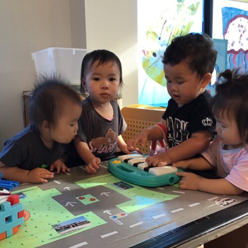 とある日の１歳児さんの集まり(*^▽^*)