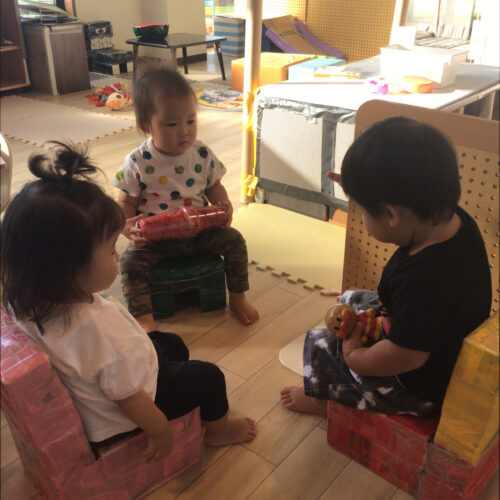 何のお話しているのかな～